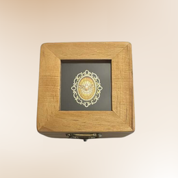 Caja para anillos de boda #003